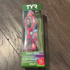 TYR Swim Goggles,Swimple Tie Dye,UVA/UVB protection,Anti-Fog,Durafit,easy adjust